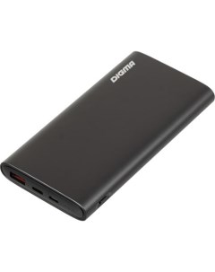 Внешний аккумулятор Power Bank 10000 мАч DGPF10F серый DGPF10F20AGY Digma