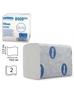 Бумага туалетная Kleenex комплект 36 шт Ultra листовая 200 л 18 6х12 5 см 2 слойная диспенсер 601545 Kimberly-clark