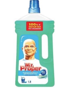 Средство для мытья пола и стен 1 л Мистер Пропер Горный ручей и прохлада MP 81519421 Mr.proper