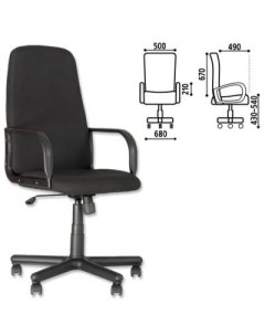 Кресло офисное Diplomat черное Nowy styl