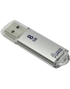 Флешка 8Gb SB8GBVC S USB 2 0 серебристый Smartbuy