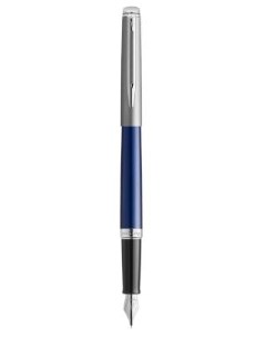 Ручка перьев Hemisphere CW2146616 Matte SS Blue CT F сталь нержавеющая подар кор стреловидный пиш на Waterman
