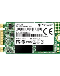 Твердотельный накопитель SSD M 2 256 Gb TS256GMTS430S Read 550Mb s Write 480Mb s TLC Transcend
