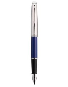 Ручка перьев Embleme 2 0 2157246 Blue CT F сталь нержавеющая подар кор Waterman