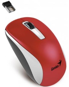 Мышь беспроводная NX 7010 USB белый красный металлик Genius
