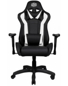 Кресло для геймеров Caliber R1 черный белый Cooler master