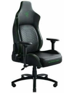 Кресло для геймеров Iskur XL Gaming Chair чёрный зеленый Razer