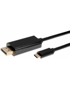 Кабель DisplayPort 1 8м ACU422C 1 8M круглый черный Vcom telecom