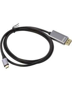 Кабель DisplayPort 1 8м CU480MC 1 8M круглый черный серый Vcom telecom
