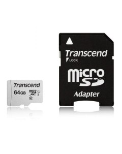 Карта памяти microSDXC 64Gb TS64GUSD300S A Transcend