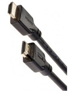 Кабель HDMI 0 5м TCG255 0 5M круглый черный Telecom