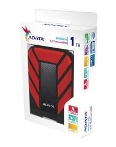 Внешний жесткий диск 2 5 USB3 0 1Tb AHD710P 1TU31 CRD черный красный Adata