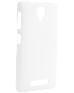 Чехол накладка CLIPCASE PC Soft Touch для Lenovo A1000 белая Pulsar