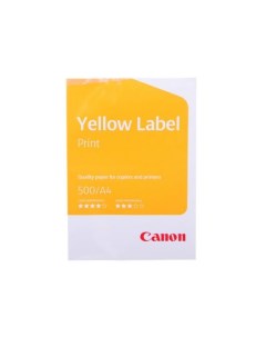 Офисная бумага Yellow Label Print А4 80гр м2 500л класс C кратно 5 шт Canon