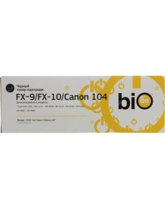 Картридж FX 9 FX 10 104 для Canon MF 4000 4100 4600 2000стр Черный Bion