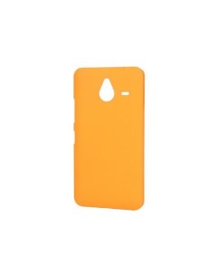 Чехол накладка CLIPCASE PC Soft Touch для Microsoft Lumia 640 XL оранжевая Pulsar
