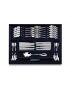 Набор столовый Император из серебра 24 предмета облегчённый Фабрика серебра "аргента"