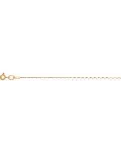 Цепочка плетения Шнурок из красного золота Ютд май