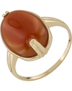 Кольцо с 1 сердоликом из красного золота Aloris