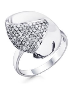 Кольцо с 96 бриллиантами из белого золота Мастер бриллиант