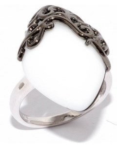 Кольцо с ониксом из серебра Silver-wings