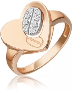 Кольцо с топазами из комбинированного золота Platina jewelry