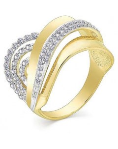 Кольцо с 66 бриллиантами из жёлтого золота Мастер бриллиант