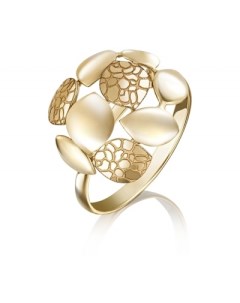 Кольцо из жёлтого золота Platina jewelry