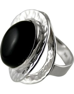 Кольцо с ониксом из серебра Element47