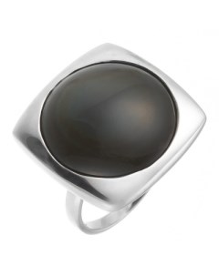 Кольцо с обсидианом из серебра Element47