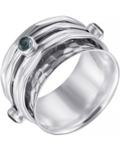 Кольцо с топазами из серебра Element47