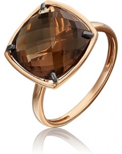 Кольцо с кварцами из красного золота Platina jewelry