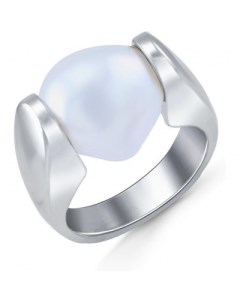 Кольцо с жемчугом из серебра Silver-wings