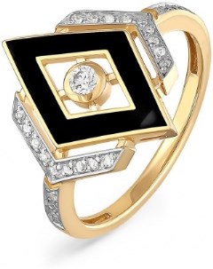 Кольцо с 27 бриллиантами из жёлтого золота Kabarovsky