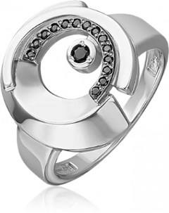 Кольцо с фианитами из серебра Platina jewelry