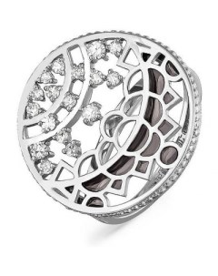 Кольцо с 17 бриллиантами из белого золота Kabarovsky