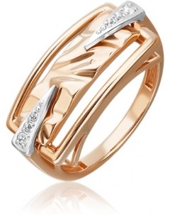 Кольцо с топазами из комбинированного золота Platina jewelry