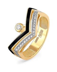 Кольцо с 26 бриллиантами из жёлтого золота Kabarovsky
