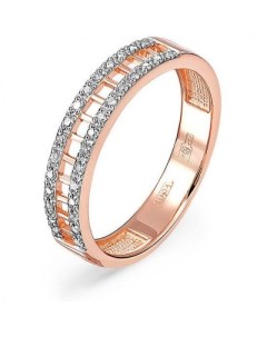 Кольцо с 30 бриллиантами из красного золота Kabarovsky