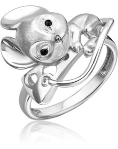 Кольцо с эмалью из серебра Platina jewelry