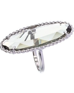 Кольцо с стеклом из серебра Element47