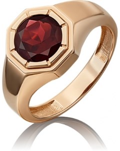 Кольцо с гранатами из красного золота Platina jewelry