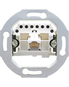 Розетка телефонная RJ 11 наклонная категория 3 UAE8UPO Jung