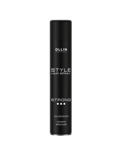 Лак для волос сильной фиксации Strong Hairspray Ollin professional (россия)