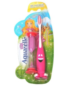 Зубная щетка для детей с 3х лет с песочными часиками kids Aquarelle
