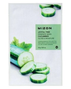 Маска для лица тканевая с экстрактом огурца Joyful Time Essence Mask Cucumber Mizon