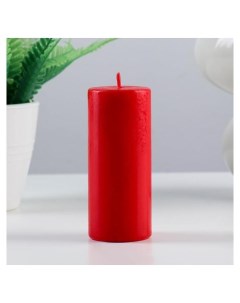 Свеча цилиндр 4х10 см красная Nnb