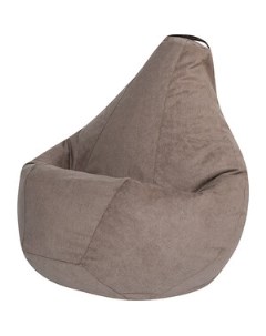Кресло мешок Бежевый Велюр L 100х70 Dreambag