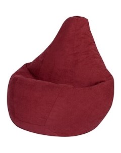 Кресло мешок Бордовый Велюр 2XL 135х95 Dreambag