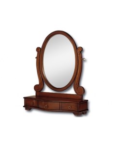 Зеркало коричневый 40x60x20 см Satin furniture